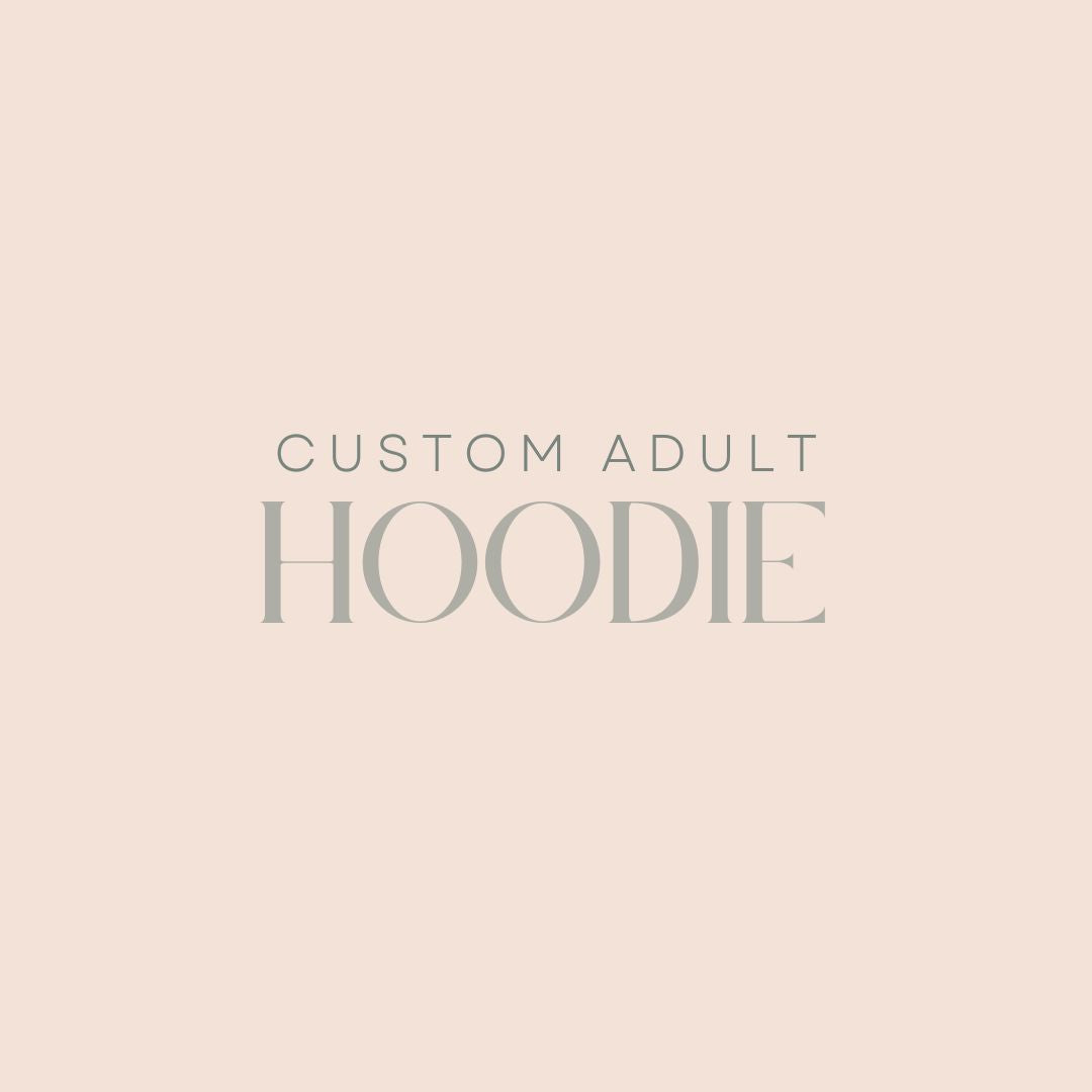Custom Adult Hoodie