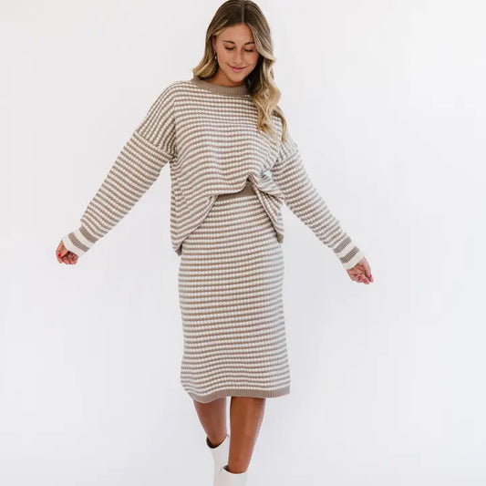 Harper Sweater Skirt Set