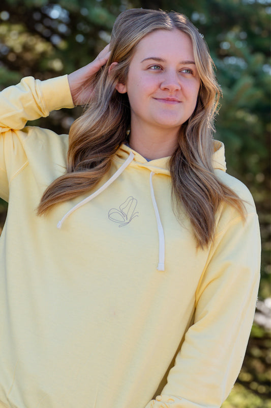 Seeking Peace Lightweight Hoodie (Butter)