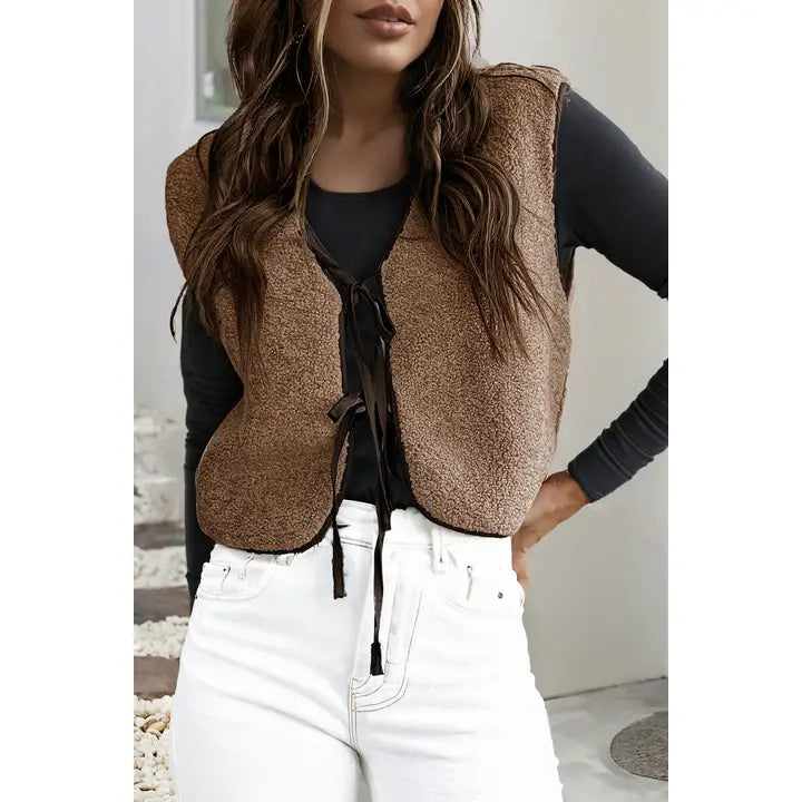Sherpa Tie Vest