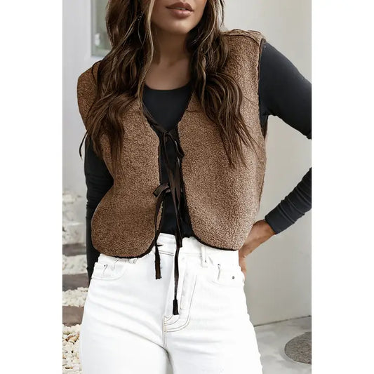Sherpa Tie Vest