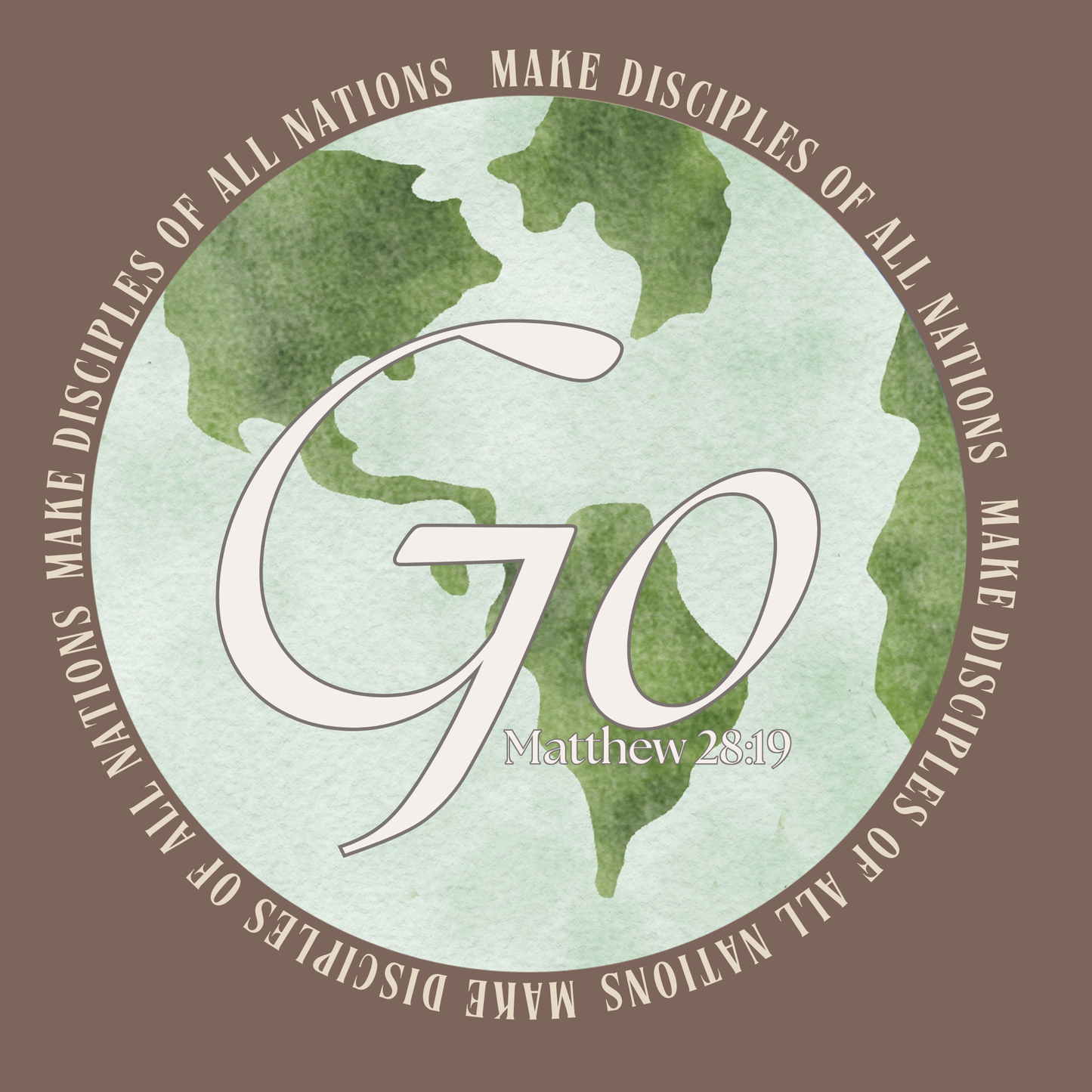 Go Make Disciples Globe Tee