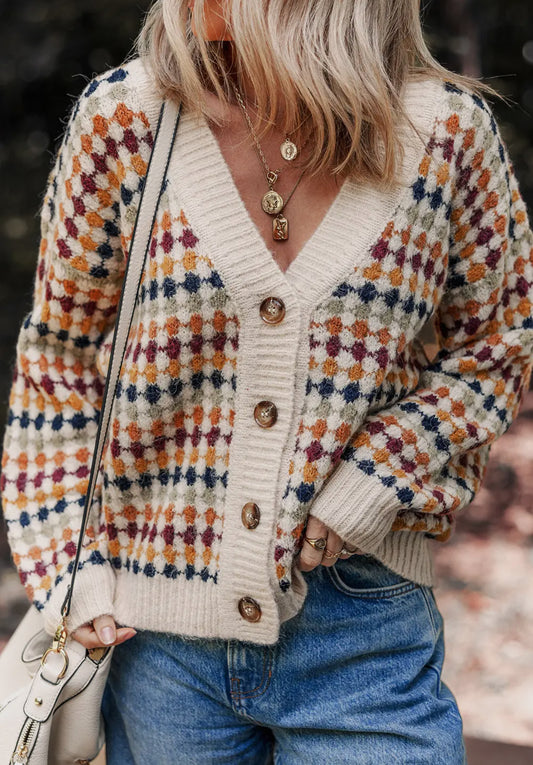 Retro Knit Cardigan