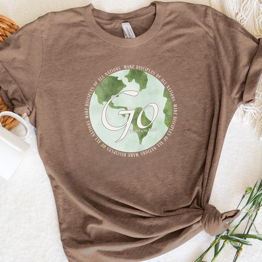 Go Make Disciples Globe Tee