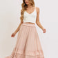 Ruffle Maxi Skirt