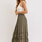 Ruffle Maxi Skirt