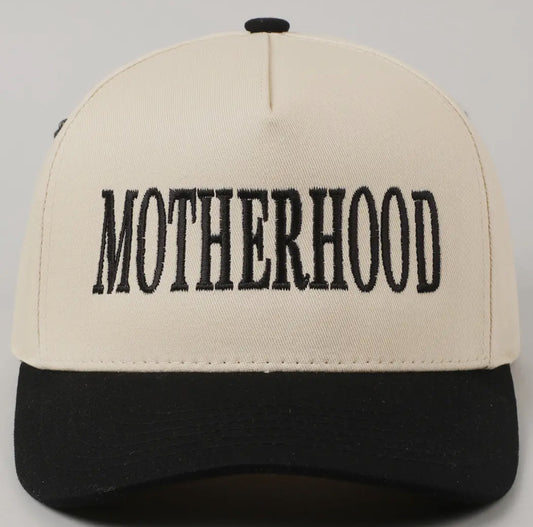 Motherhood Embroidered Trucker Hat