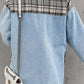 Plaid Denim Shacket SALE
